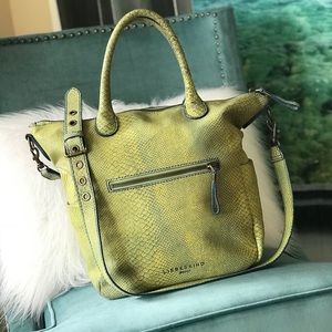 Liebeskind Berlin Madrid Snake2 Lime Leather Tote